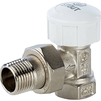 Клапан термостатический углолвой 1/2 STOUT